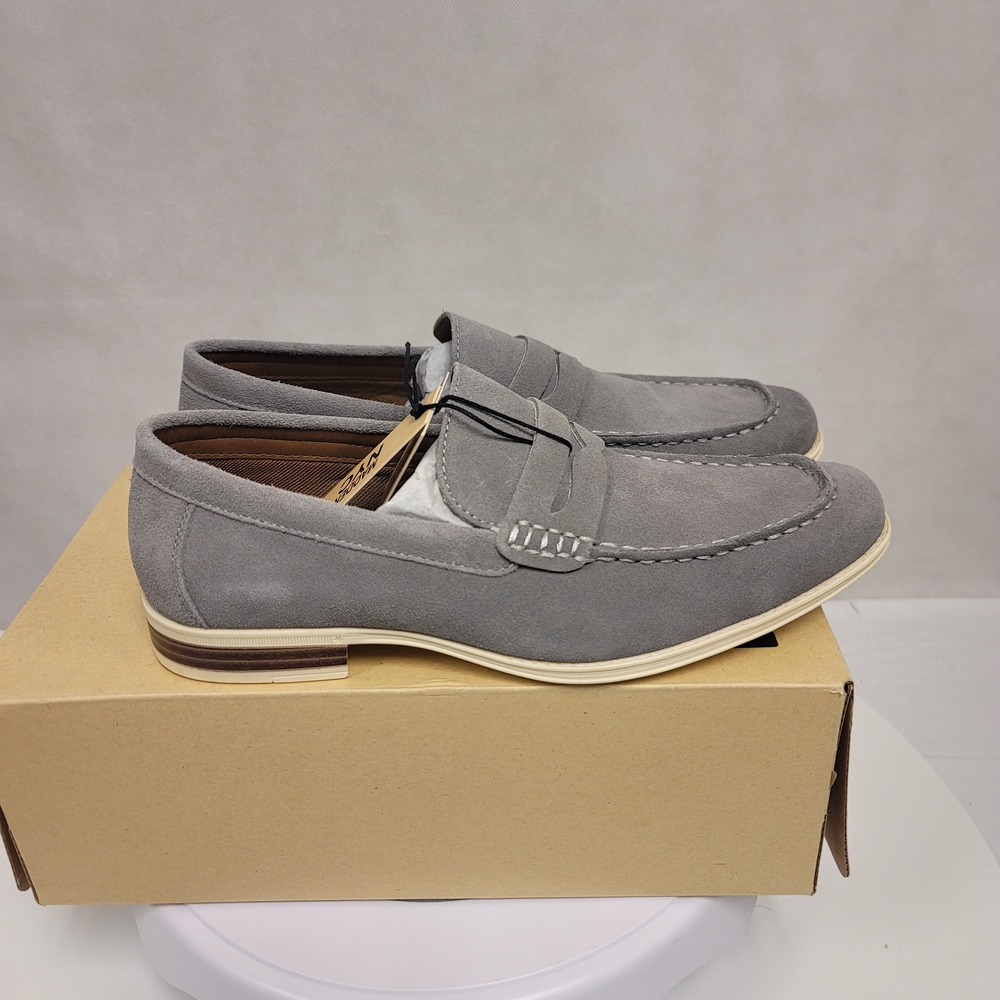 Steve Madden Men's Gray Slip-On Loafers